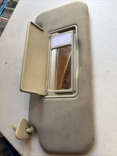 Driver Left Tan Sun Visor Illuminated  Fits 09-14 MURANO