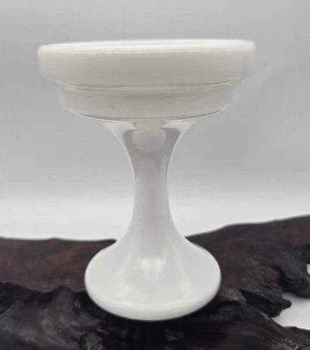 Vintage Westmoreland Pedestal Base Only For Fairy Lamp White Milk Glass