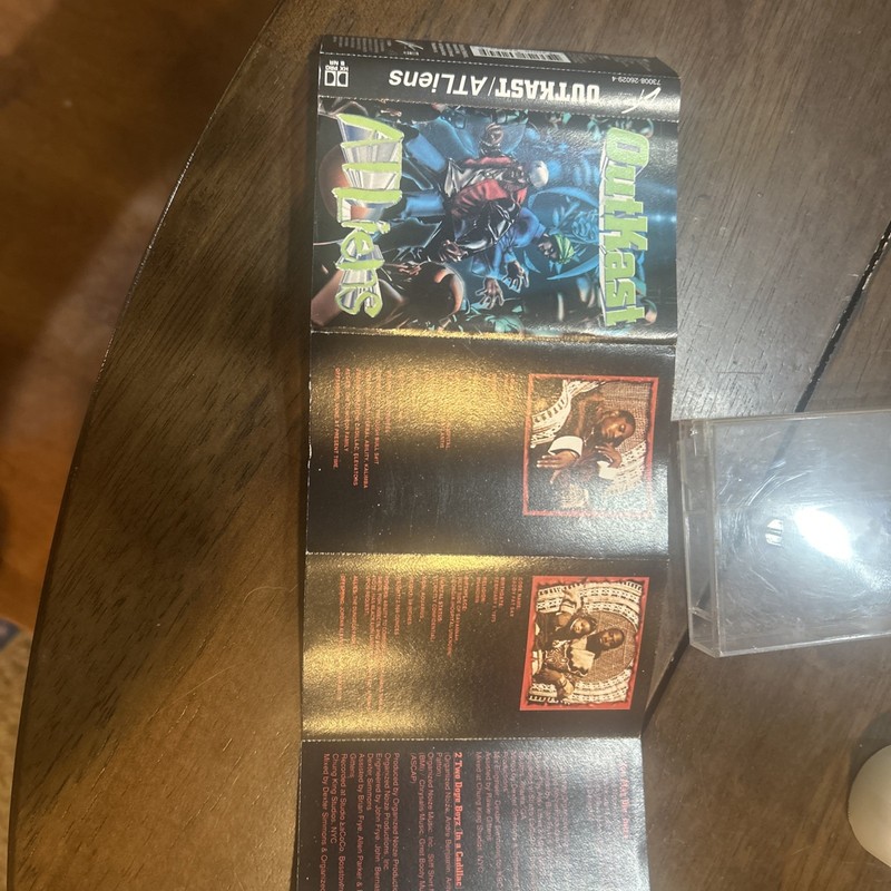 OutKast atliens Cassette J Card Only (no Cassette) VG