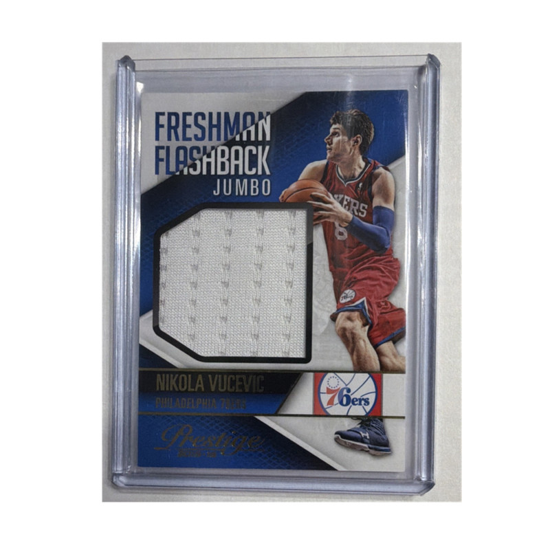 Panini 2015-16 Prestige Nikola Vucevic Freshman Flashback Jumbo Memo #14 76ers