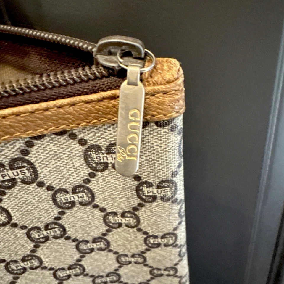 Bolso de Mano Gucci Vintage Plus Línea Jerez Marrón Grande Hombro Foto 4 de 4