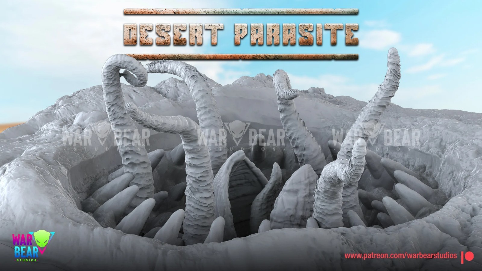 Desert Parasite statue decorative maison et ornement de table moderne en résine