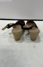 Viscata Womens Palomera Black Adjustable Wedge Heel Slingback Sandals Size 41 — photo 4