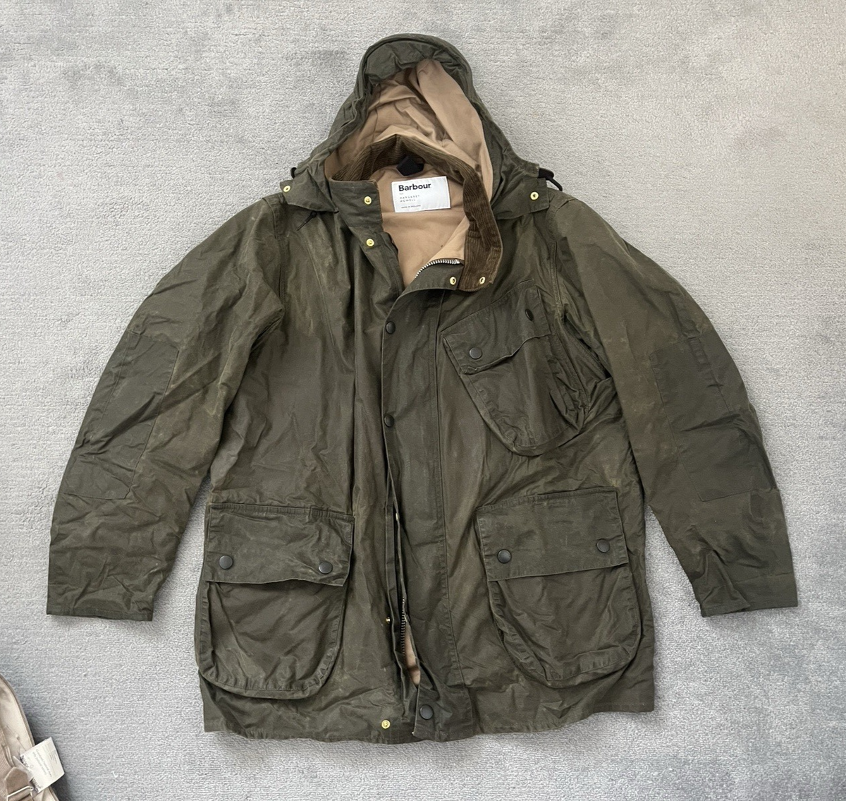 Waxed Cotton Jacket Margaret Howell Barbour A7 Waxed Cotton Jacket