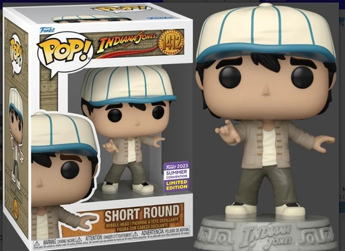 Funko 2023 Summer Con Indiana Jones Short Round 1412 Pop Figure New