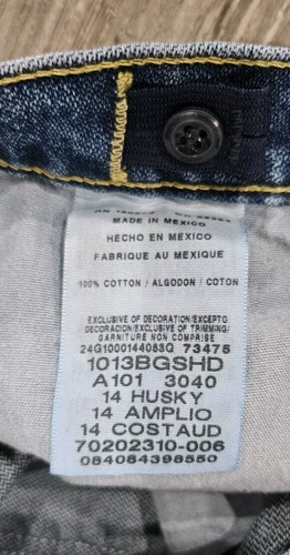 George Strait Wrangler HUSKY 14 Cowboy Cut Original Fit Regular Fits Over Boots - Picture 6 of 14
