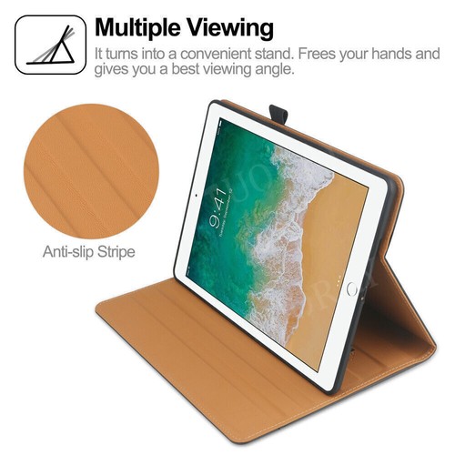 Hülle Für iPad 5/6/7/8/9th 10.2 Pro 11 Air 3 4 5 6 2024 Leder SchutzTasche Cover - Bild 20 von 54