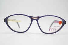 Vintage Glasses Zeiss 4708 Violet Gold Oval Eyeglass Frame