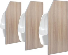 Urinal Partition,3 PCS Wall-Mounted Urinal Screen Toilet Partition,Men'S Urinal 