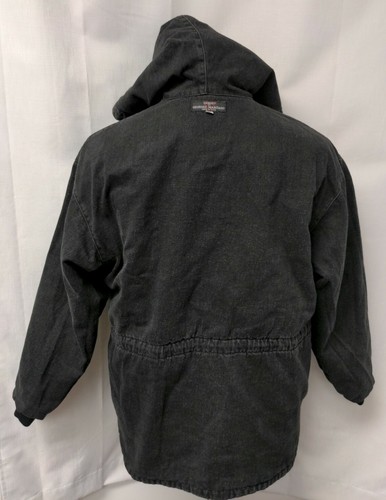 Guess by Georges Marciano Men's Vintage Reversible Black and Plaid Jacket USA - Picture 4 of 8