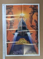the road warrior original movie poster folded