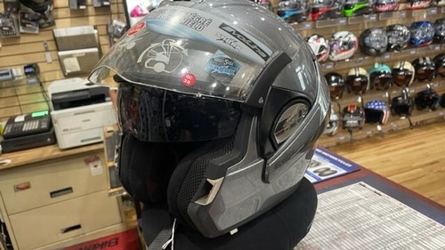 SHARK EVOLINE HELMET SERIES 2 GREY COLOR BRAND NEW SIZE X-SMALL - Picture 8 of 11