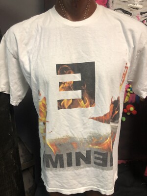 Eminem 2011 T-shirt Marshall Bruce Mathers The Real Slim Shady White T-shirt