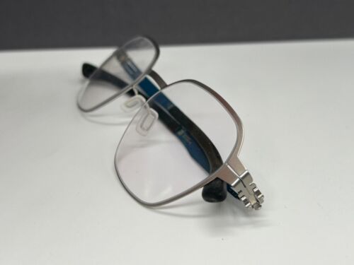 Ic Berlin Brille Herren Damen silber matt blau rund eckig Panto Theda NP:499€ - Bild 11 von 12