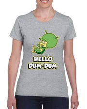 Hello Dum Dum Cartoon Ladies Womens T-Shirt Tee Shirts Gift New