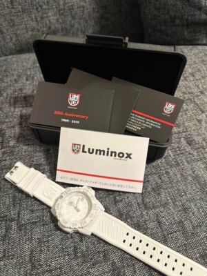 Luminox 3507 Whiteout Men's Wristwatch Rubber Strap With