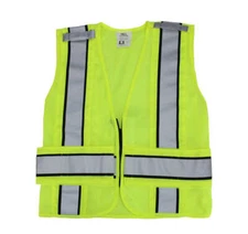 High Visibility Reflective Duty Safety Vests Plain and ID (Security)