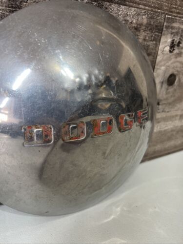 Pair Vintage Original 1949 1950 Dodge 9" Dog Dish Poverty Hub Cap 49 50 - Foto 6 di 11