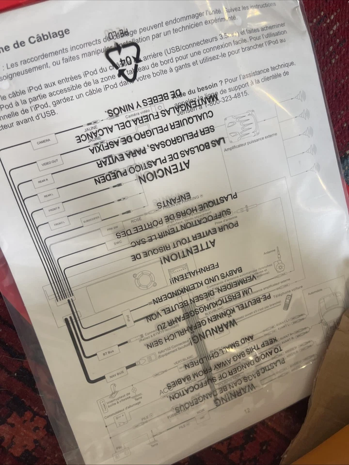 Jensen VM 9214 1 DIN In-Dash LCD Touchscreen DVD/CD/MP3 Receiver New Old School - Image 4 of 4