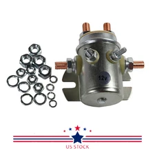 12V Continuous Duty SWITCH RELAY SOLENOID For Autocrane Boom Winch 6-Terminl