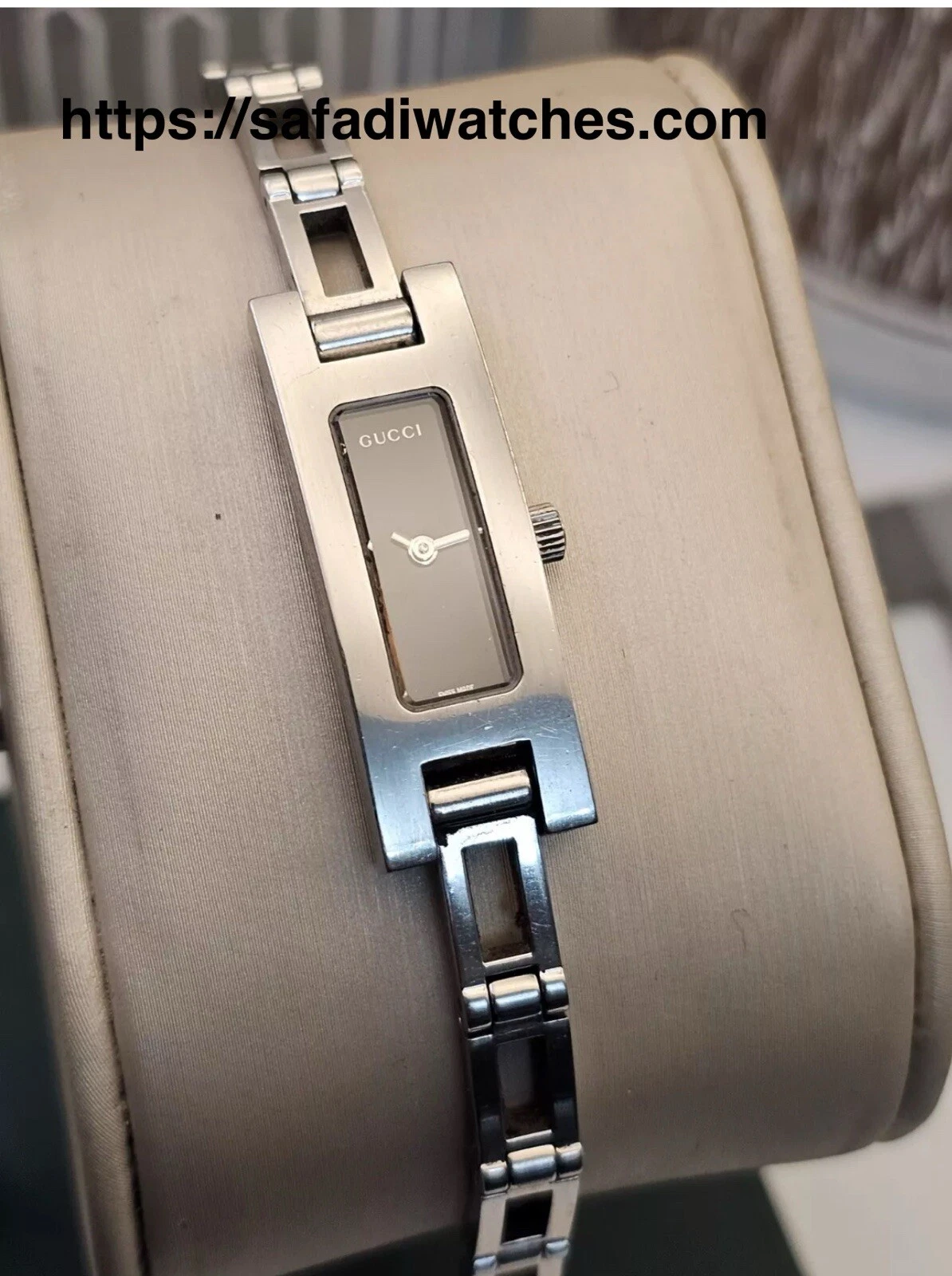 MONTRE FEMME GUCCI AUTHENTIQUE HABILLÉE MODÈLE 3900L