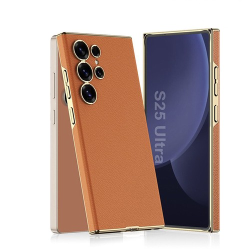 Shockproof Protection Case For Samsung Galaxy S25 Ultra Leather Cover Case - Picture 15 of 16