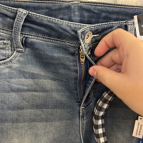 NWT Member’s Mark Girls Skinny Jeans Size 10/12 L Mid Rise + Bonus Hair Band - Picture 10 of 21