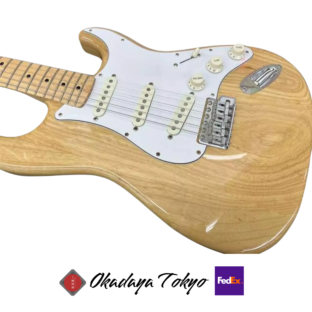70年代富士弦JapanOldストラトFenderUSA PU搭載 多種音色配線 Fender Japan ST Type Natural Traditional ST70 Ash Electric