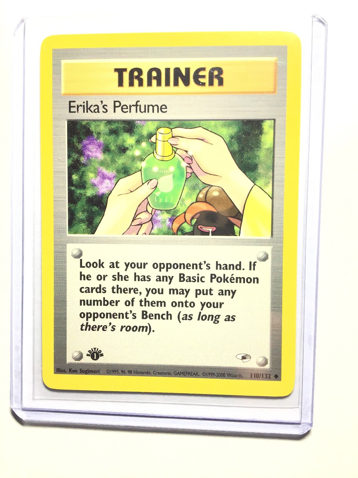 ERIKA’S PERFUME - 1st Edition Gym Heroes - 110/132 - Uncommon - Pokemon - NM