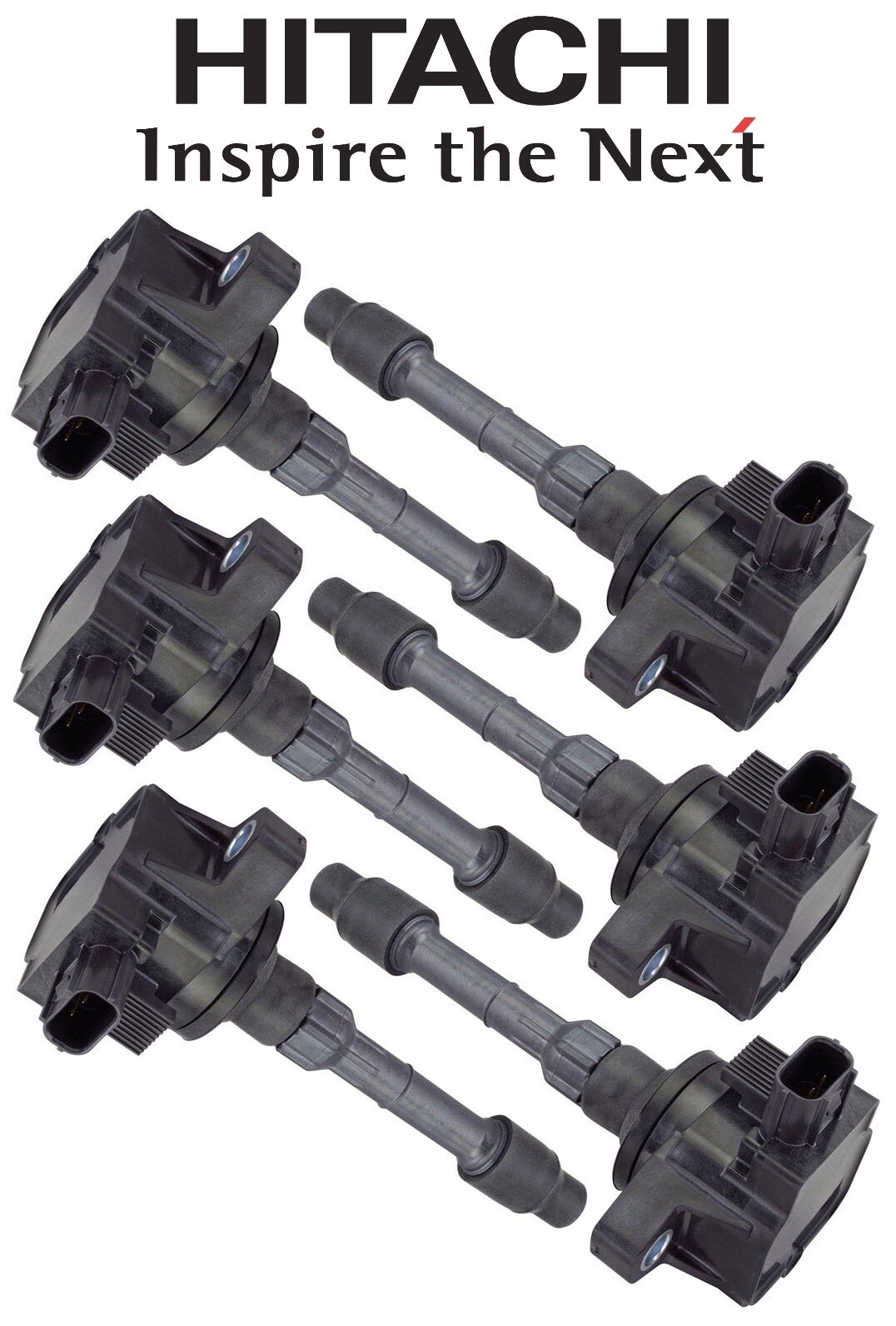 Hitachi Set of 6 Ignition Coils IGC0094 for Acura NSX Base V6 3.5L 2017-2018