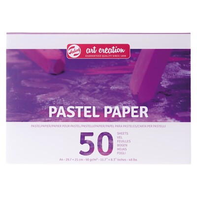 Talens Art Creation Pastellpapier 50 Blatt DIN A4 in 5 verschiedenen Farben
