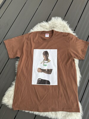 Supreme x Tyler The Creator Tee Brown Graphic Box Logo