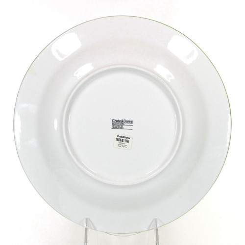 NEW Crate & Barrel HIBISCUS 11.75" Buffet Dinner Plate Set 4Pc Laurie Gates - Picture 5 of 11