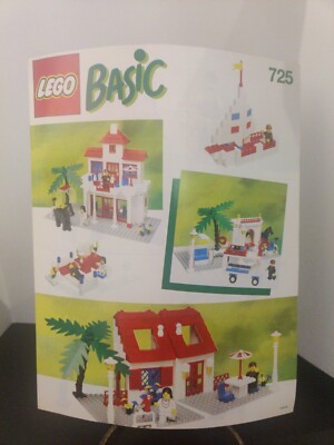 LEGO 725 Basic Universal Building  1990,  Instructions book ONLY 