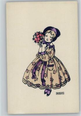 12020257 - sign Robra - Biedermeier children's fashion - children (artist cards)