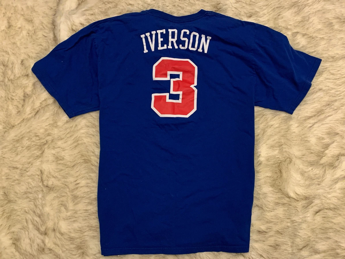 Allen iverson t shirt jersey cheap