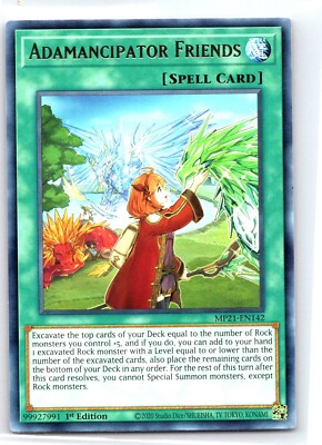 A010 YUGIOH SPELL CARDS ADAMANCIPATOR FRIENDS MP21-EN142 | eBay A010 YUGIOH SPELL CARDS ADAMANCIPATOR FRIENDS MP21-EN142 | eBay
