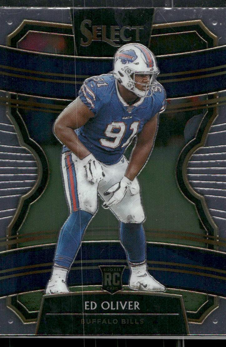 2019 Panini Select #25 Ed Oliver Rookie Base Card RC