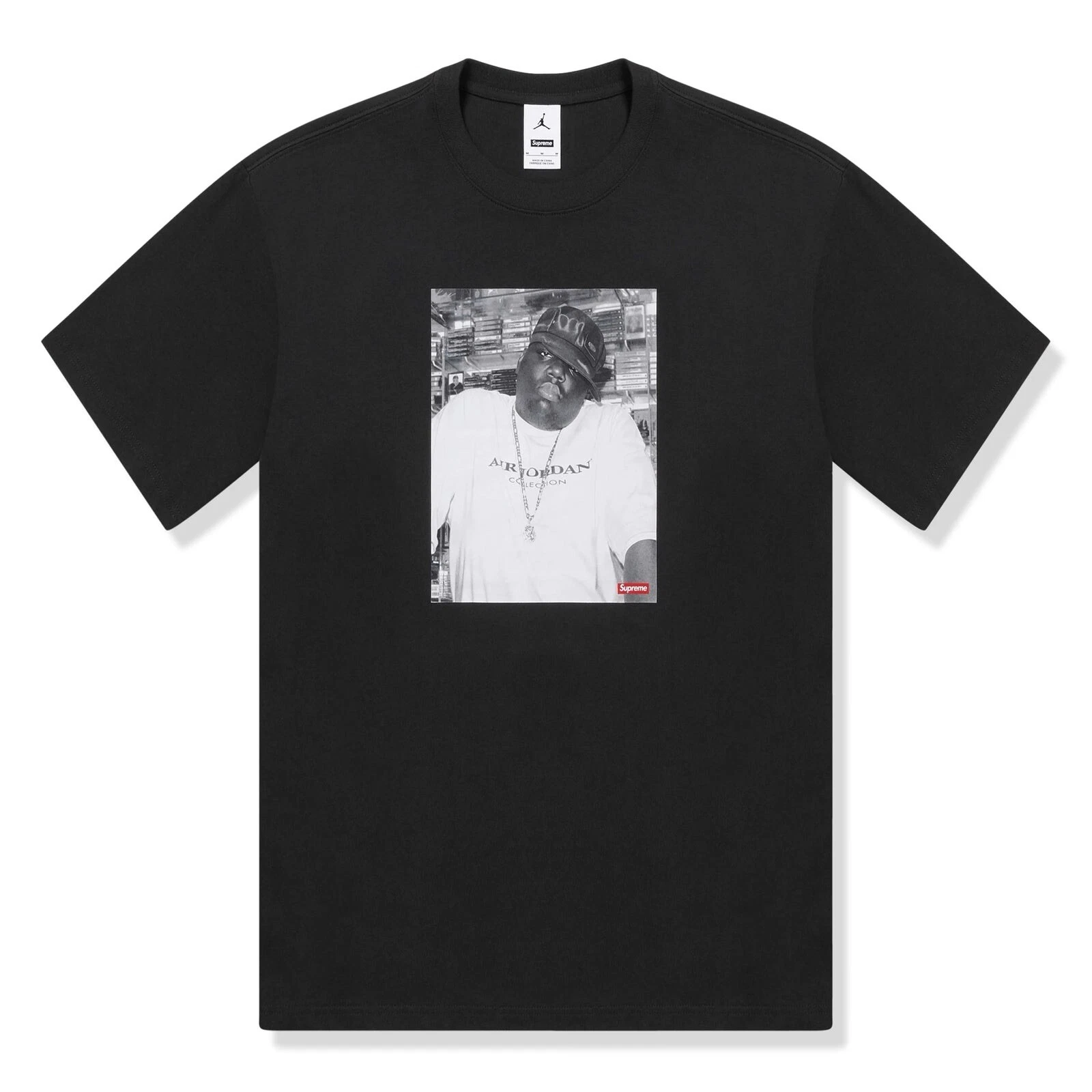 Supreme Jordan The Notorious B.I.G. T shirt Biggie   Noir moyen
