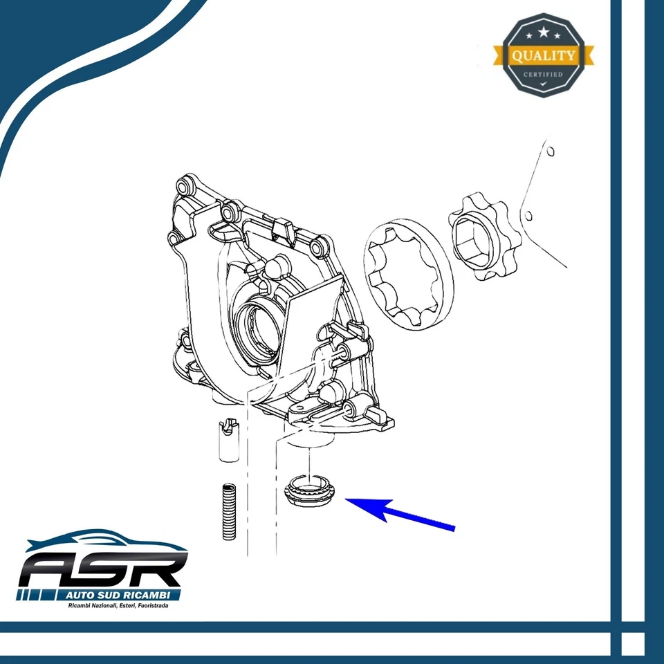 MODIFICA GUARNIZIONE TUBO ASPIRAZIONE POMPA OLIO ALFA FIAT LANCIA 1.6 2.0 2.2 - Immagine 3 di 4