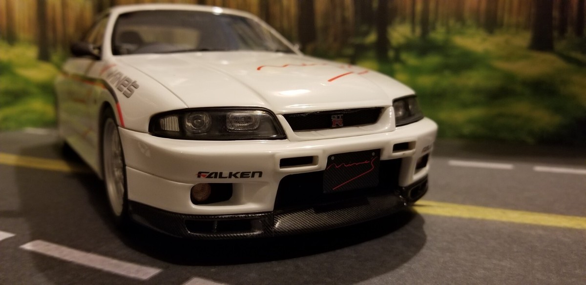 RARE 1/18 OTTO Nissan Skyline GT-R R33 Mine's White | eBay RARE 1/18 OTTO Nissan Skyline GT-R R33 Mine's White | eBay