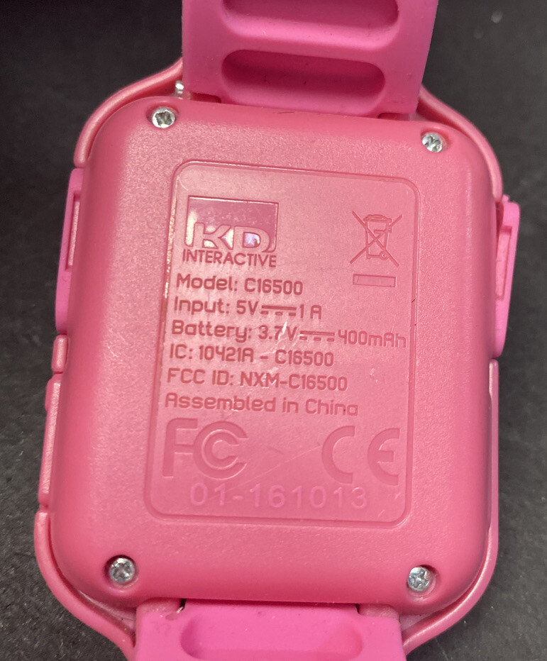 Kids Kurio Pink Smartwatch w/ Charger Cord Model C16500 eBay
