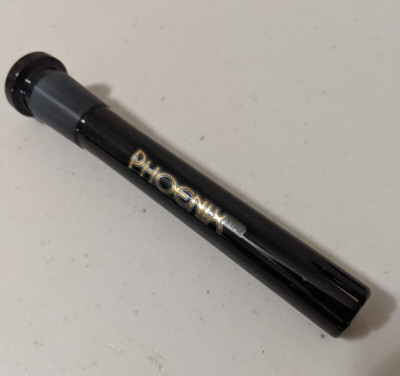 4'' Inch 18mm/14mm Downstem Glass Slide Full Black MATRIX Perc Diffuser