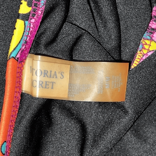 Bikini due pezzi Victoria's Secret multicolore turchese impreziosito taglia media - Foto 4 di 4