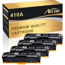 4x Toner Compatible With HP CF410A 410A  LaserJet Pro M452dn MFP M477fnw M477fdw