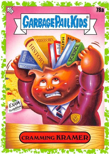 GARBAGE PAIL KIDS 2020 TARDE TO SCHOOL BORDO VERDE PARALLELO PICK-A-CARD GPK W@W - Foto 310 di 401