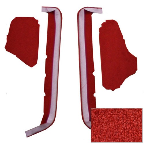1990-93 Chevrolet Corvette Die-cut Door Panel Inserts 4-Pieces Cut-pile Carpet! - Picture 69 of 109