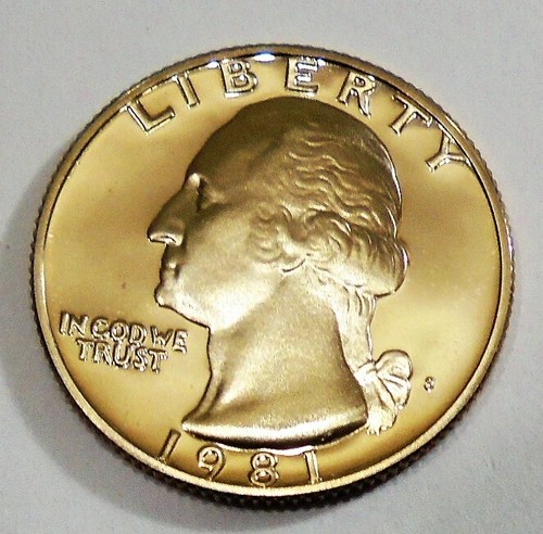 NICE 1981 s Proof Washington Quarter Deep Cameo #178 SHIPS IN A 2x2 - Picture 3 of 3