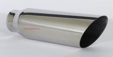 Stainless Steel Exhaust Tip Angle Cut 2.5 Inlet - 3.5 Outlet - 12 Long Stainless Steel Exhaust Tip Angle Cut 2.5 Inlet - 3.5 Outlet - 12 Long