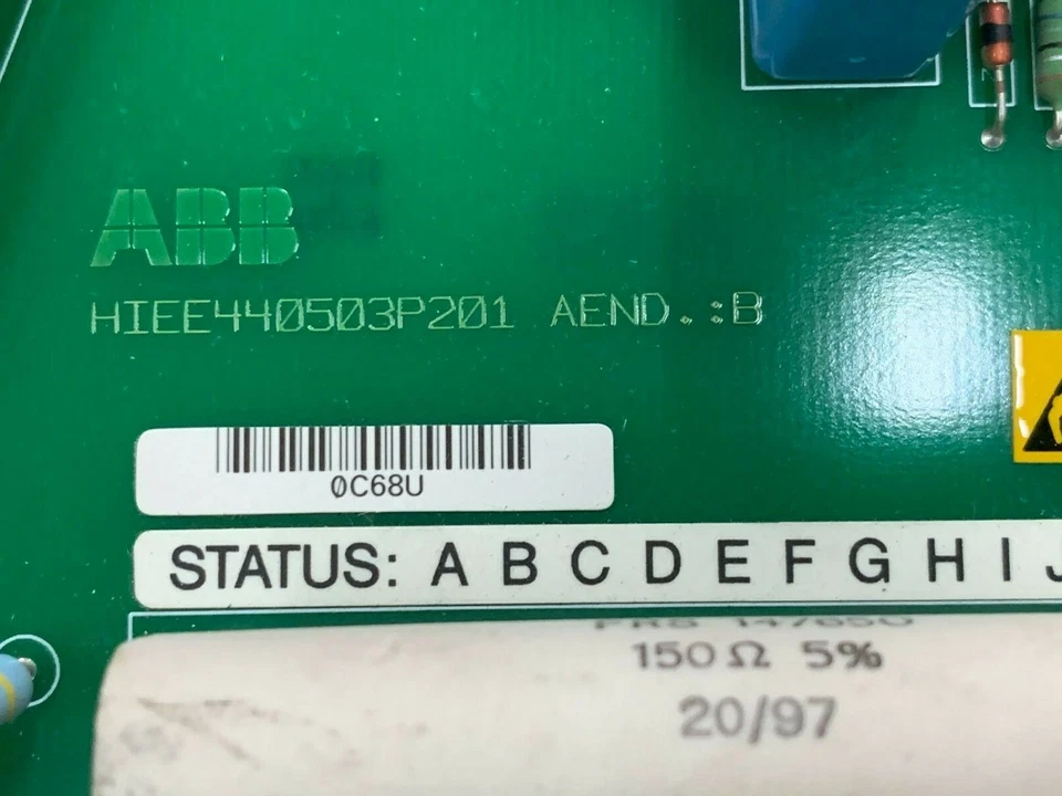 USED ABB HIEE440503P201 CIRCUIT BOARD HUCD 420038 R1 XT B750 B01 - Image 3 of 4